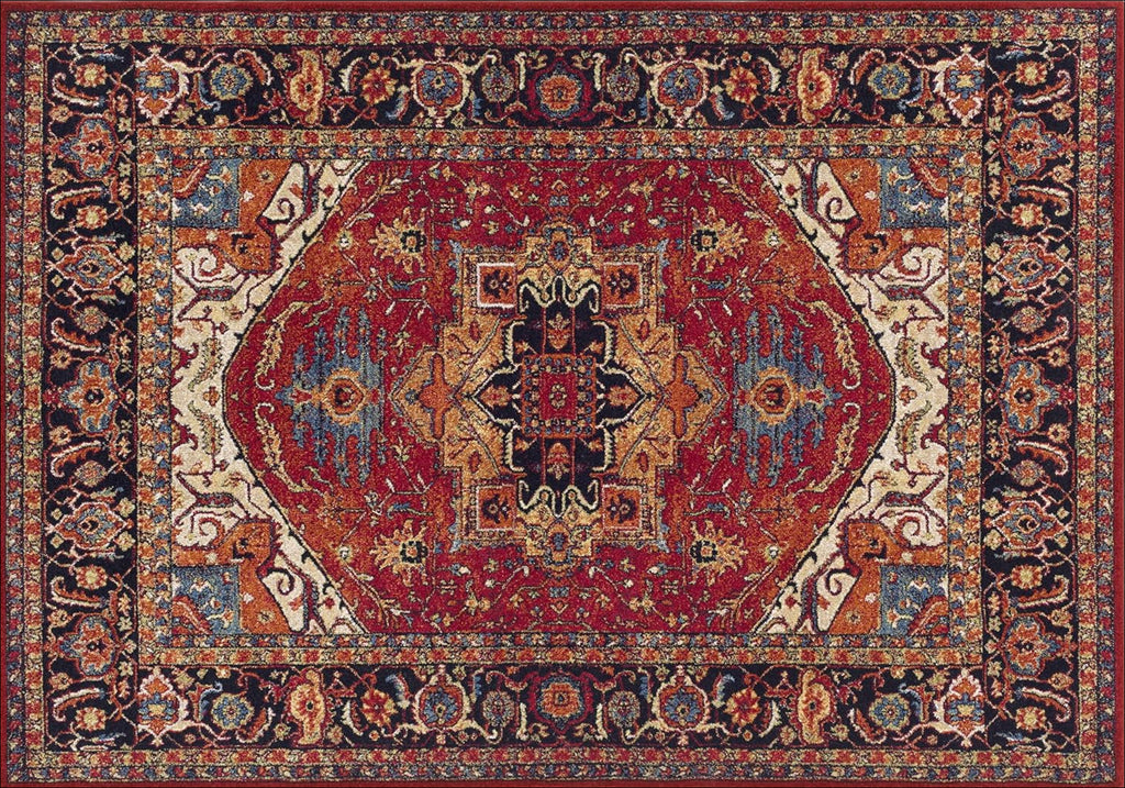 Traditional Persian Printed Carpet – Vintage Floral Rug - Together Carpet