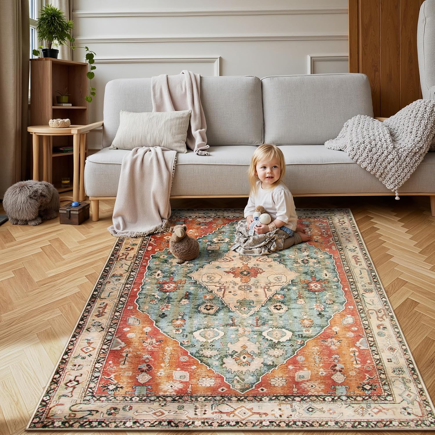 Washable & Easy-Care Rug